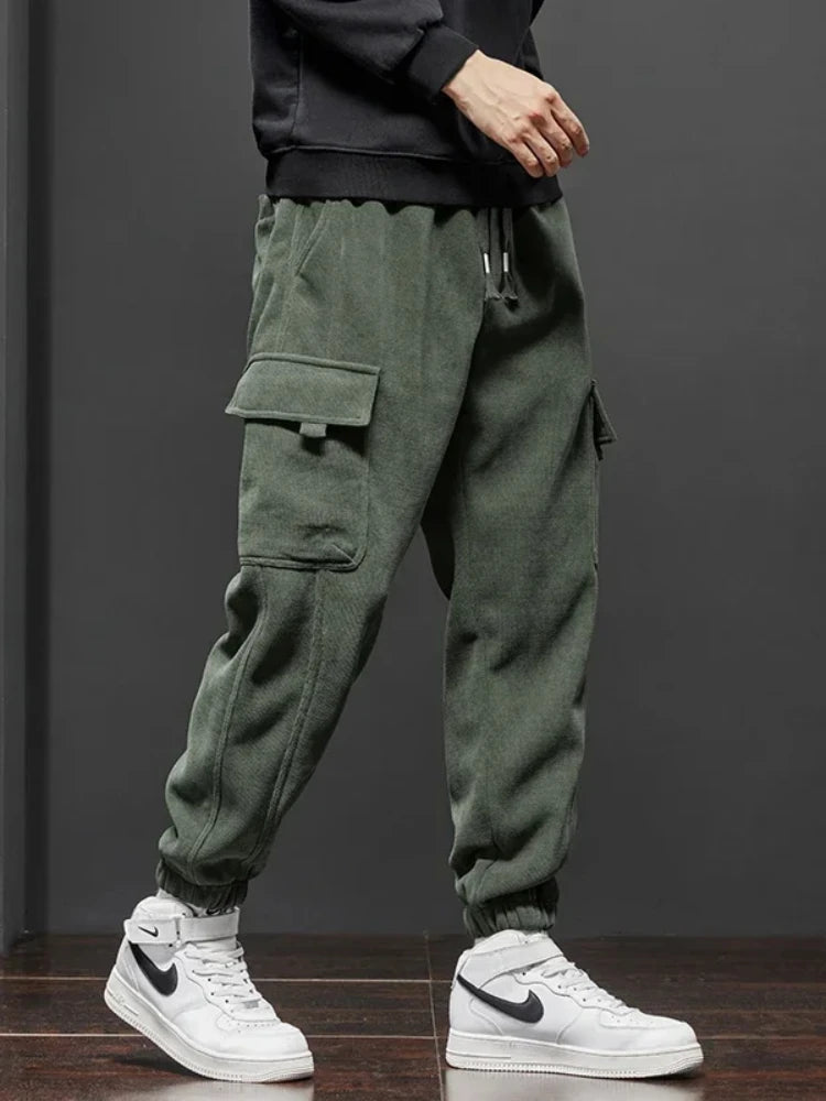 Men's Elastic Waist Jogging™ Spring Autumn New Style Stretch Straight Drawstring Pants